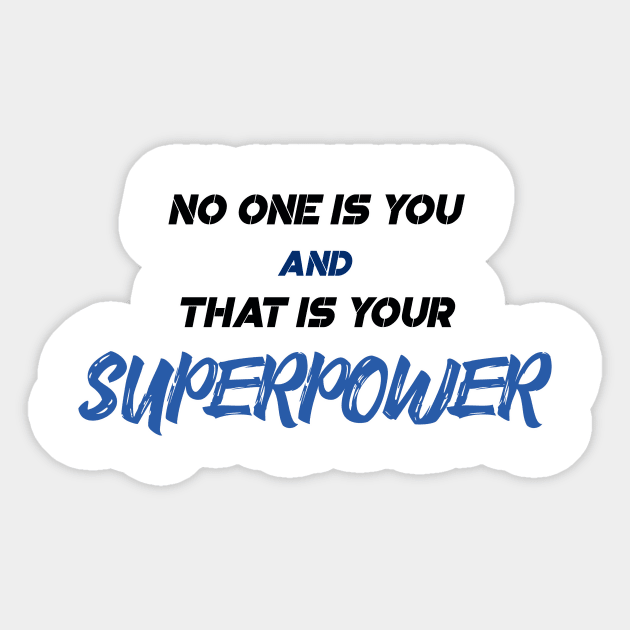 Superpower Sticker by AgniArt